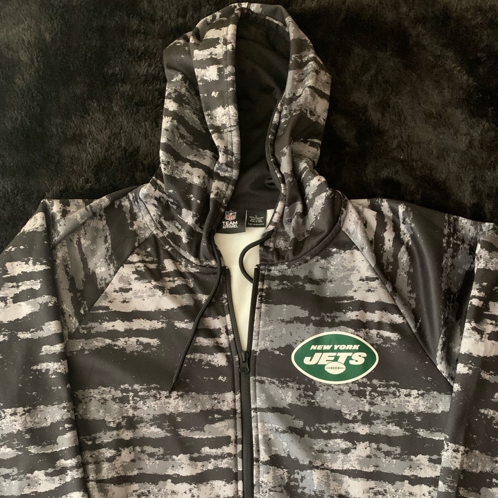 NLF Team Apparel Jets Zip Up Hoodie
